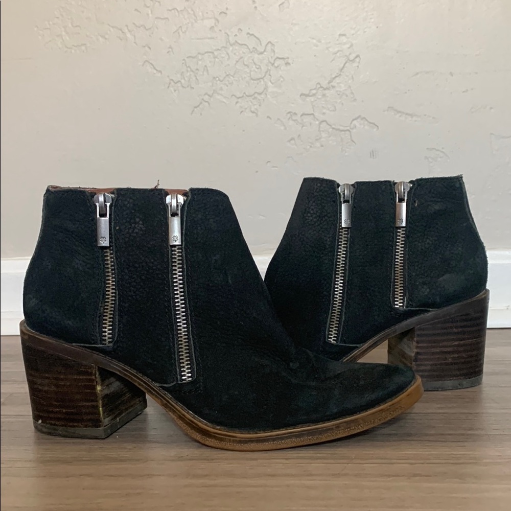 Black Suede Ankle Boots